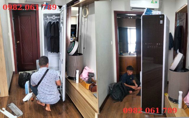 Sửa máy giặt hấp sâys LG bị rò rỉ nước 